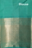 Pure Handloom Butta Contrast Kanjeevaram Silk Saree